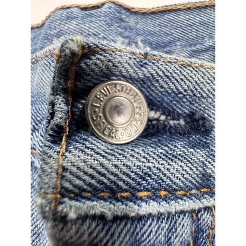 Levi Strauss 505 Jeans‎ Mens Light Wash Straight Fit Denim Pants Size 40x30
